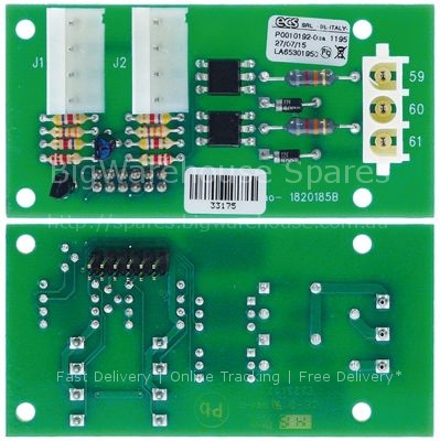 PCB for combi-steamer L 85mm W 42mm