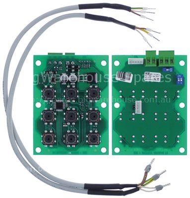 Keypad PCB combi-steamer  L 98mm W 74mm