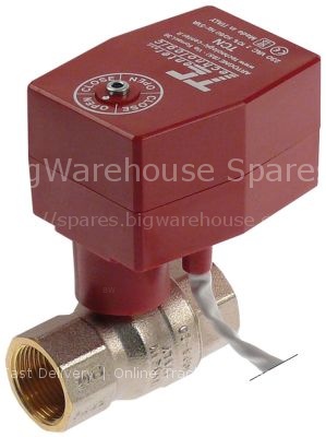 Ball valve inlet 3/4" IT outlet 3/4" IT 230V L 68mm closed off-c