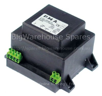 Transformer primary 220/240V secondary 24V 50VA secondary 2,1A c