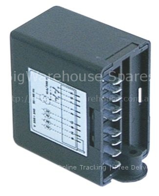 Level relay 230V connection F6.3 type RL30/3ES/F