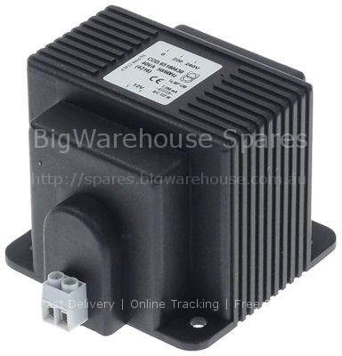 Transformer primary 230VAC secondary 12VAC 40VA secondary 3,2A H