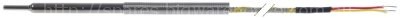 Temperature probe thermocouple K (NiCr-Ni) cable glass fibre thr