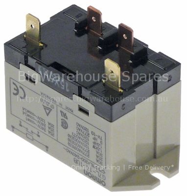 Power relays OMRON 230VAC 30A 1NO connection F6.3