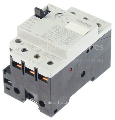 Motor protection circuit breaker type 3VU1300-1MF00 setting rang