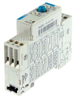 Time relay CROUZET MUR1-88826105 time range 0.1s-100h 24-240VAC/