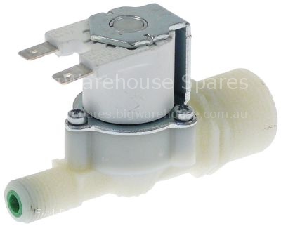 Solenoid valve single straight 230VAC inlet 3/4" outlet 13 input