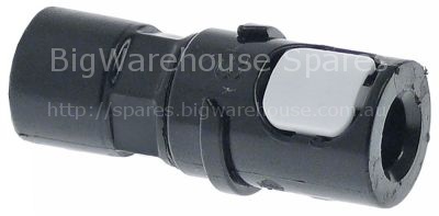 Hose connector plastic straight IT 1/4" hose ø 8mm L 47mm