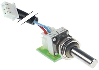 Potentiometer 4,7KOhm rotation 310° cable length 650mm shaft L 2