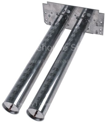 Bar burner 2 row L 500mm W 240mm ø 50mm H 110mm combi-steamer MG