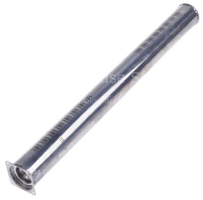 Bar burner 2 row L 425mm ø 40mm flange width 43mm flange length