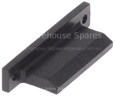 Stopper plastic for door L 45mm mounting distance 38mm