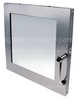 Oven door complete