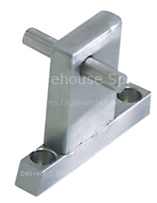 Hinge bearing with bolt mounting pos. centre