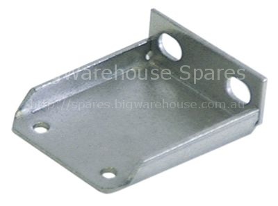 Hinge bearing without bolt mounting pos. right/left