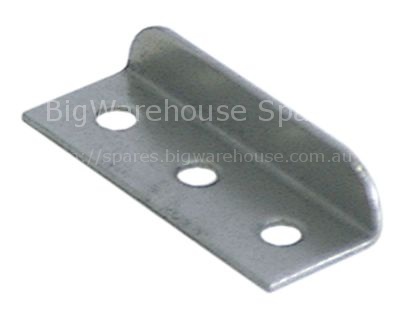 Hinge bearing without bolt mounting pos. right/left