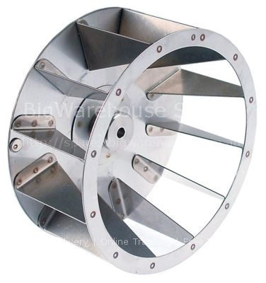 Fan wheel D1 ø 180mm H1 77mm blades 12 D2 ø 8mm D3 ø 6mm H2 25,5