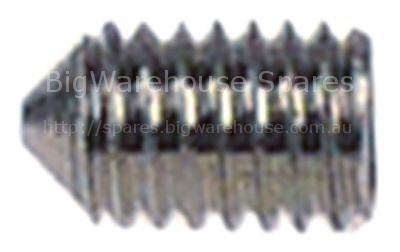 Grub screw thread M5 L 8mm A2-A2L DIN 914/ISO 4027 WS 2,5 Qty 1