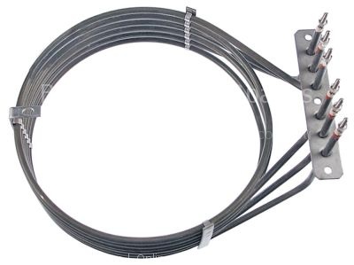 Heating element 6000W 230V heating circuits 3 ID 215mm ED 22