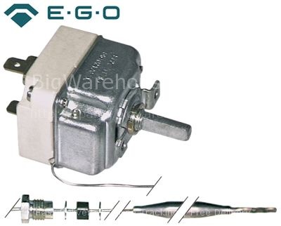 Thermostat t.max. 190°C temperature range 104-190°C 1-pole 1NO 1