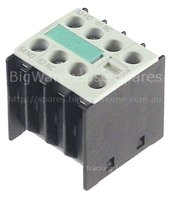 Auxiliary contact contacts 1NO/1NC AC15 3A for contactors 3RT101