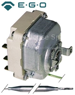 Thermostat t.max. 90°C temperature range 38-90°C 3-pole 3CO 16A