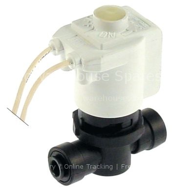 Solenoid valve single straight cable length 600mm suitable for L