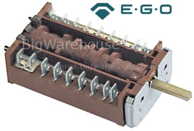 Cam switch 10 operating positions 6NO/1CO sequence 0-1-2-3-4-5-6