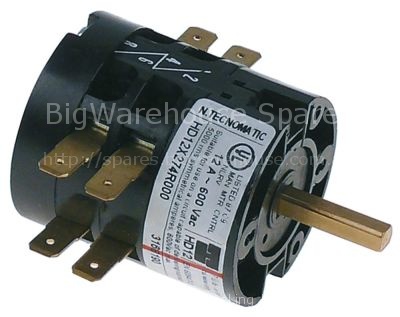 Rotary switch 4 0-1-2-3 sets of contacts 4 type HD12X274R000 600