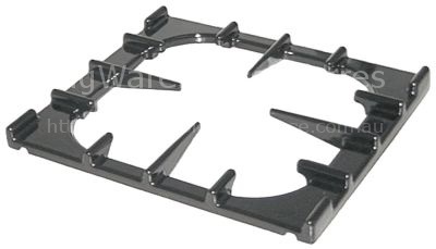 Pan support W 350mm L 400mm mounting pos. rear for 900