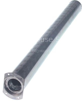 Bar burner ø 50mm L 574mm flange width 52mm flange ø 75mm combi-