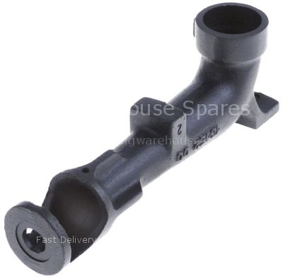 Burner lower part ø 80mm without bores for pilot burner type 2.