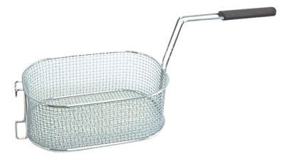 Fryer basket L1 280mm W1 200mm H1 100mm chrome-plated steel