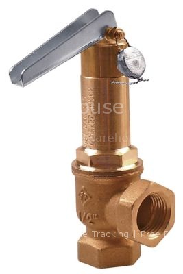 Safety valve T1: 1/2" T2: 1/2" triggering pressure 0,5bar