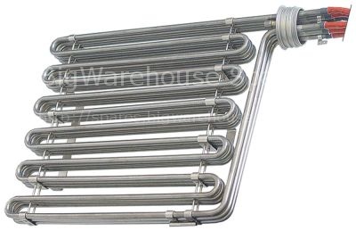 Heating element 16500W 230/400V heating circuits 3 mounting pos.