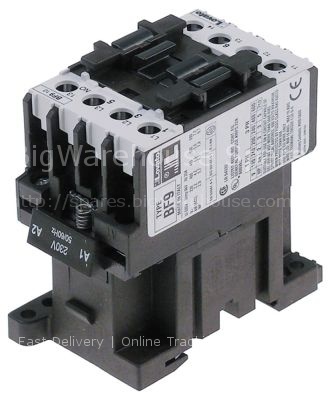 Power contactor resistive load 25A 230VAC (AC3/400V) 4,2kW main