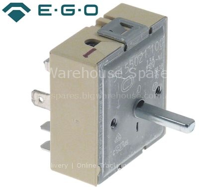Energy regulator EGO 230V 13A dual circuit turn direction right