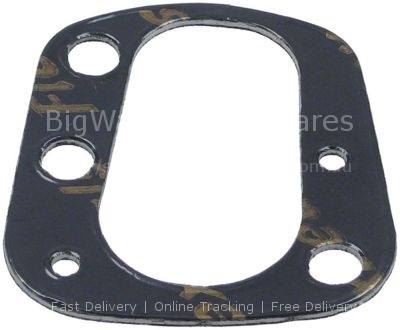 Gasket L 77mm W 69mm thickness 2mm graphite for Venturi suitable