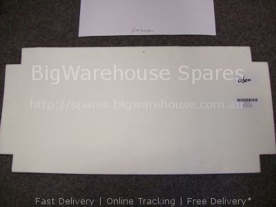 Insulation upper for combi-steamer for gas burner