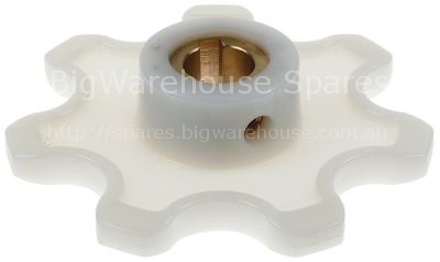 Gear wheel plastic W 37,5mm ID ø 25mm ED ø 150mm