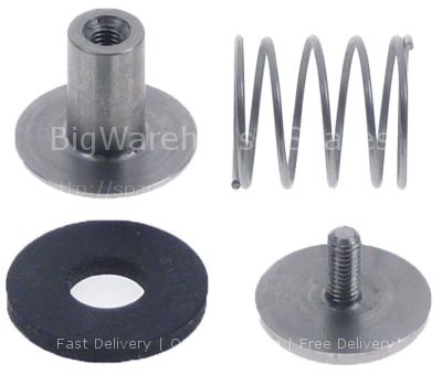 Locking screw for oven door