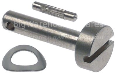 Pin for air baffle combi-steamer L 38mm ø 7mm