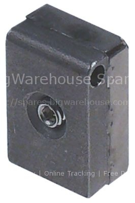 Bracket for glass plate mounting pos. upper