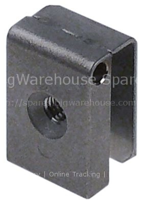 Bracket for glass plate mounting pos. lower