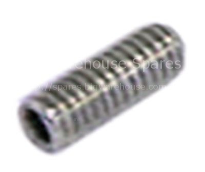 Grub screw thread M4 L 10mm SS DIN 916/ISO 4029 intake internal