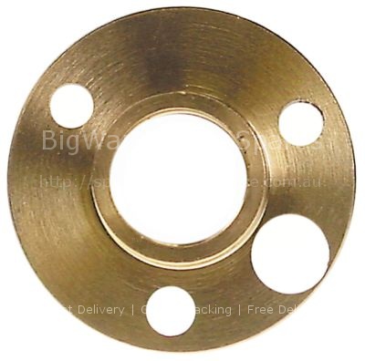 Flange for fan motor ED ø 60mm int. ø 1 28,5mm int. ø 2 25mm thi