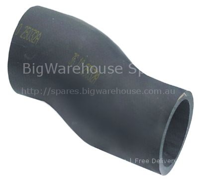 Formed hose S-shape warewashing equiv. no. 25032