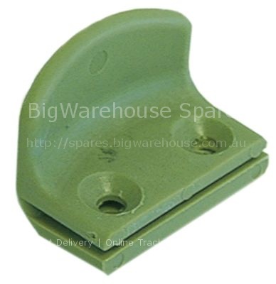 Lever handle plastic green