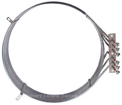 Heating element 10500W 230V heating circuits 3 ID ø 370mm ED ø 3
