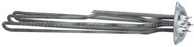 Heating element 7500W 230V mounting ø 57,5mm heating circuits 3